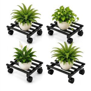 Metal Plant Trolley With Wheels Set of 4
